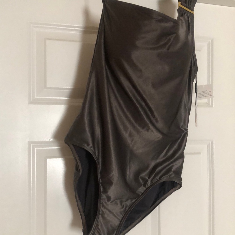 Sexy Calvin Klein one piece off the shoulder bathing suit